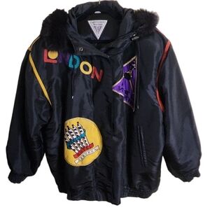 J. Percy For Marvin Richards Unique Vintage Travel Parker Size L